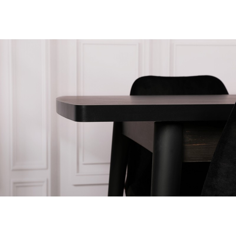 Extendable Dining Table Inci 1143 Black