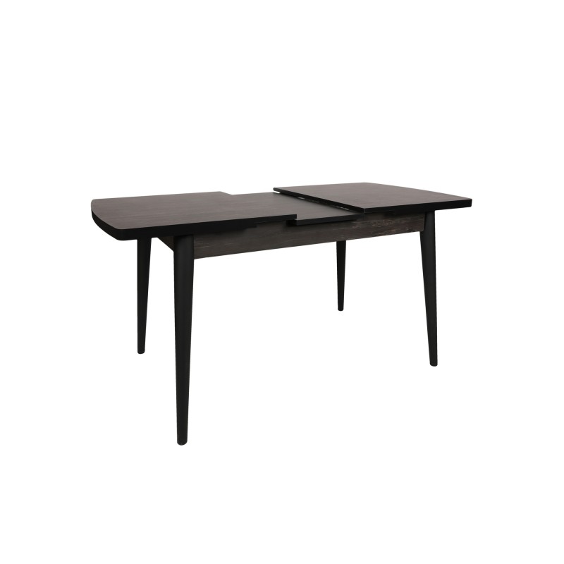 Extendable Dining Table Inci 1143 Black