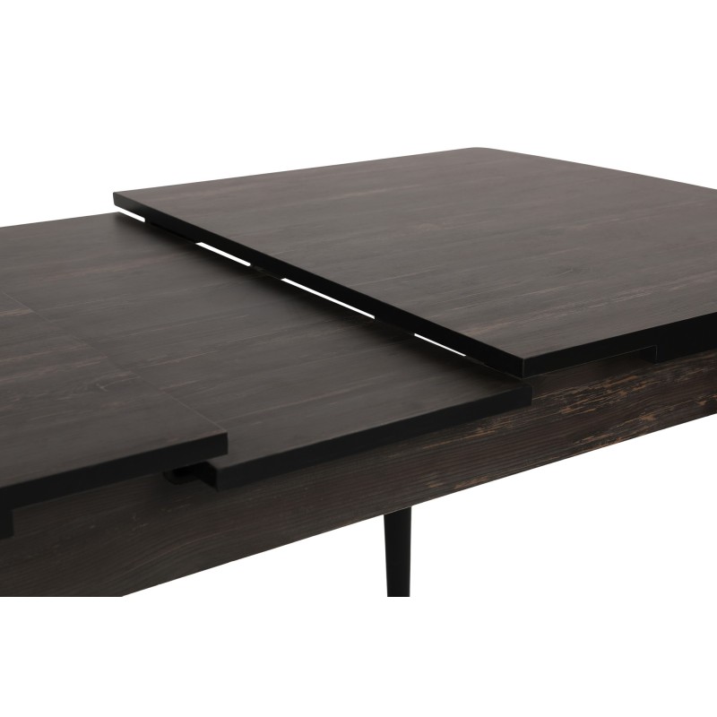 Extendable Dining Table Inci 1143 Black