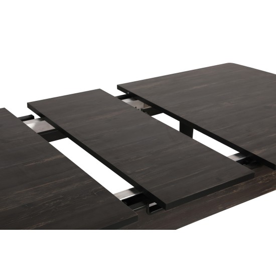 Extendable Dining Table Inci 1143 Black