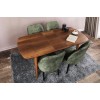 Extendable Dining Table Retro 1191 Walnut