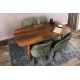 Extendable Dining Table Retro 1191 Walnut