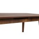 Extendable Dining Table Retro 1191 Walnut