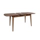 Extendable Dining Table Retro 1191 Walnut