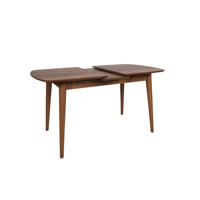 Extendable Dining Table Retro 1191 Walnut