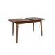 Extendable Dining Table Retro 1191 Walnut