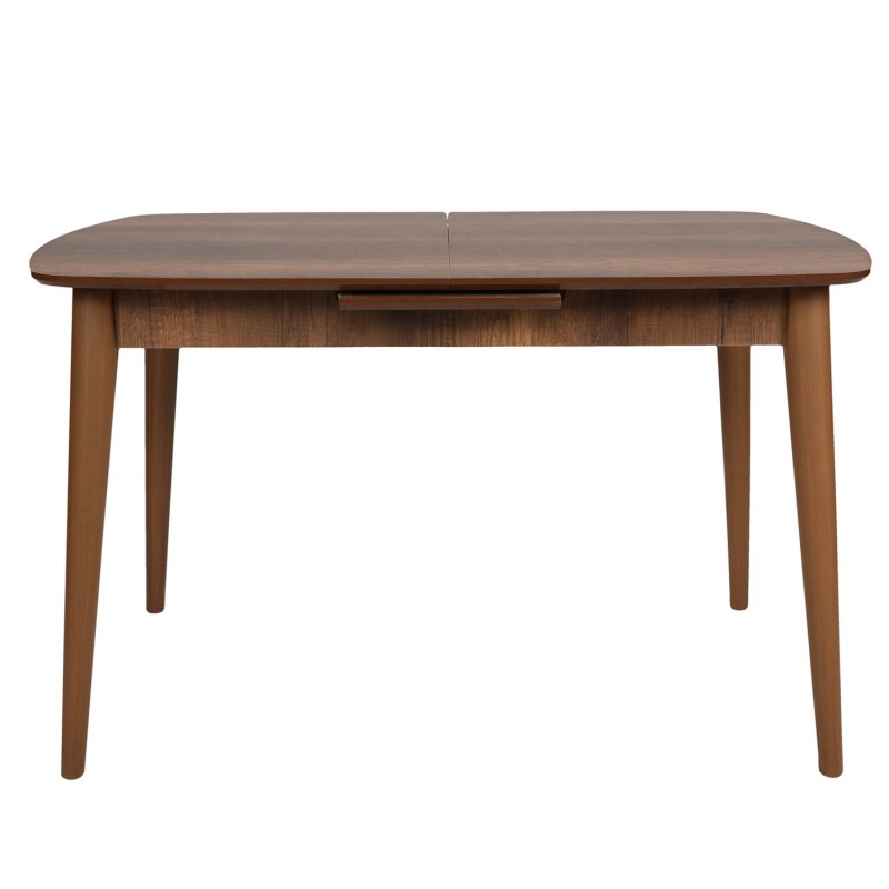 Extendable Dining Table Retro 1191 Walnut