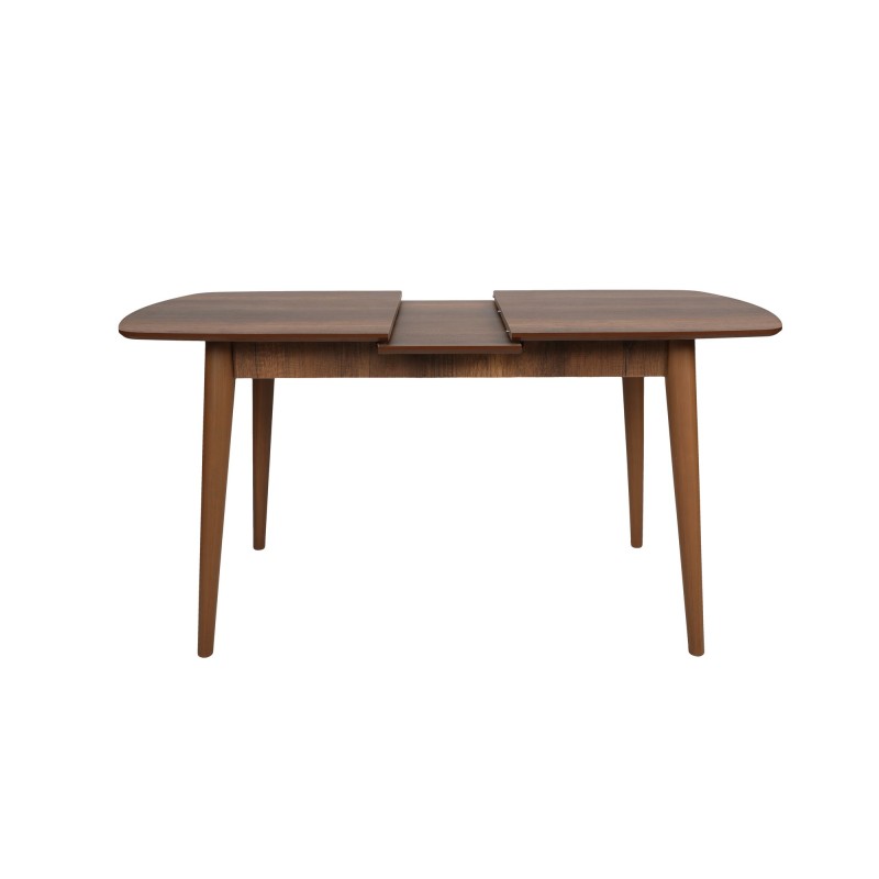 Extendable Dining Table Retro 1191 Walnut
