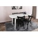 Extendable Dining Table Retro 1193 White