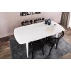 Extendable Dining Table Retro 1193 White