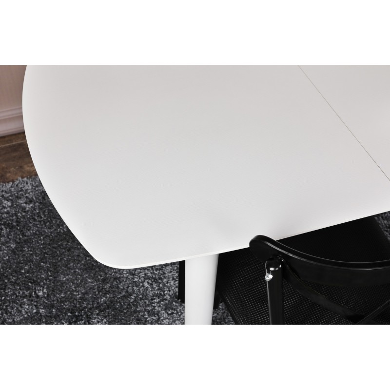 Extendable Dining Table Retro 1193 White