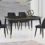 Extendable Dining Table Flora - 1111 Black
Gold