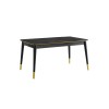 Extendable Dining Table Flora - 1111 Black
Gold