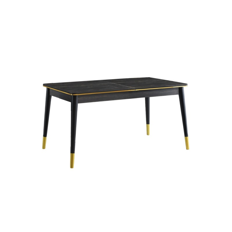 Extendable Dining Table Flora - 1111 Black
Gold