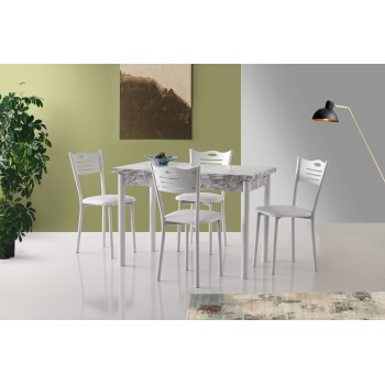 Extendable Dining Table Polo - 1305 White
Grey