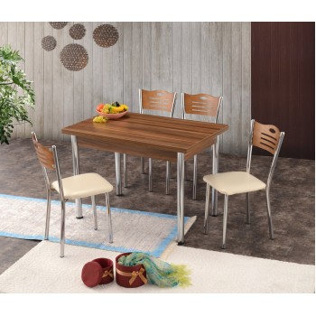 Extendable Dining Table Polo - 1308 Walnut
Silver