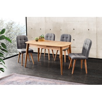 Extendable Dining Table Retro - 1192 Sapphire Oak