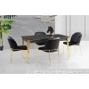 Extendable Dining Table Damla - 1101 Black
Gold