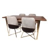 Extendable Dining Table Damla - 1103 Walnut
Gold