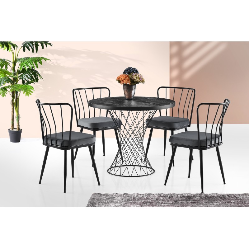 Dining Table Pota - 1481 Black