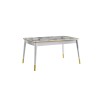 Extendable Dining Table Flora - 1113 White
Gold