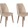Chair Set (2 Pieces) Alfa-464 V2 Cream
Walnut