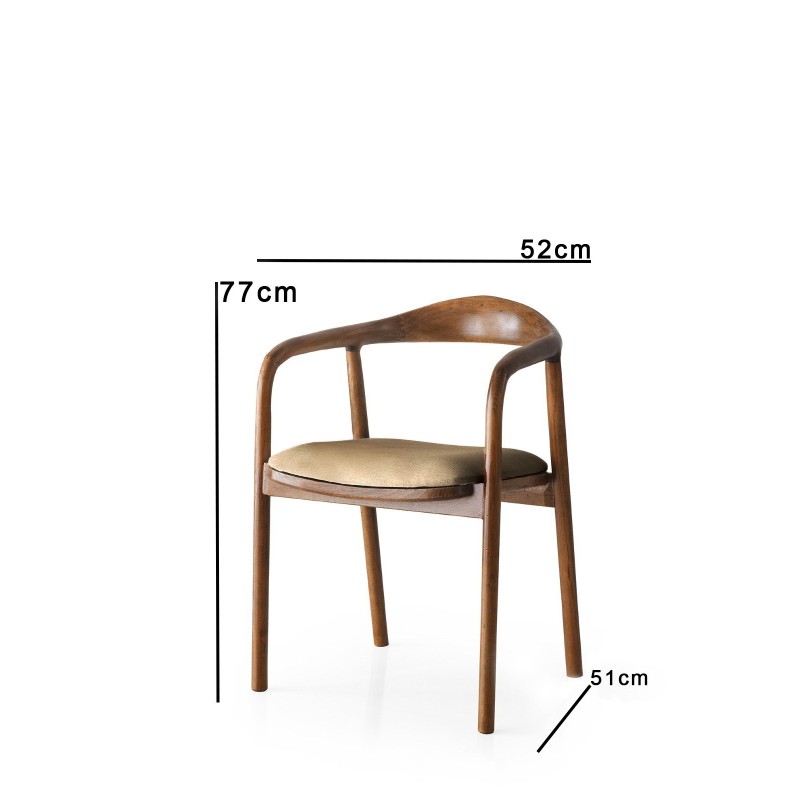 Chair PA - 023 Light Brown