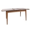 Extendable Dining Table Lotus - 1123 Walnut