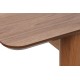 Extendable Dining Table Lotus - 1123 Walnut