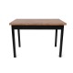 Extendable Dining Table Polo - 1303 Walnut
Black Extendable Dining Table Polo - 1303 Walnut
Black
