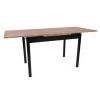 Extendable Dining Table Polo - 1303 Walnut
Black
