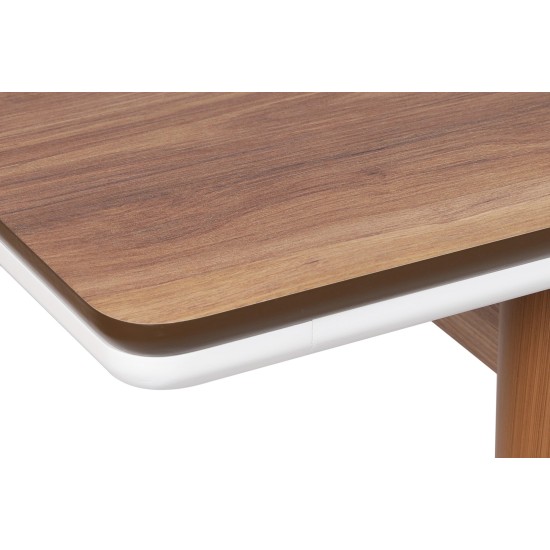 Extendable Dining Table Sigma - 993 Walnut
White Extendable Dining Table Sigma - 993 Walnut
White