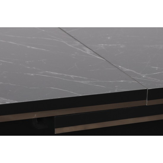 Extendable Dining Table Star - 983 Black
Silver