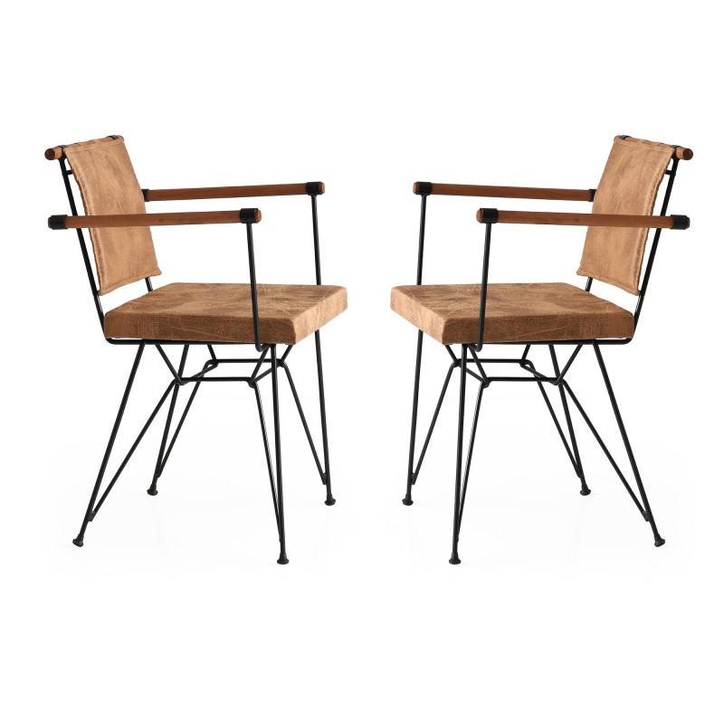 Chair Set (2 Pieces) Penyez - 265 Brown