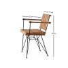 Chair Set (2 Pieces) Penyez - 265 Brown