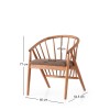 Chair Ava - 4502 Oak
Light Brown
