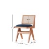 Chair Form - 4302 Oak 
Dark Bue