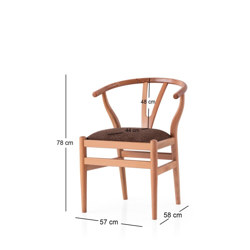 Chair Magma - 4401 Oak
Brown