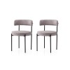 Chair Set (2 Pieces) Gını - 4006 V2 Black
Grey