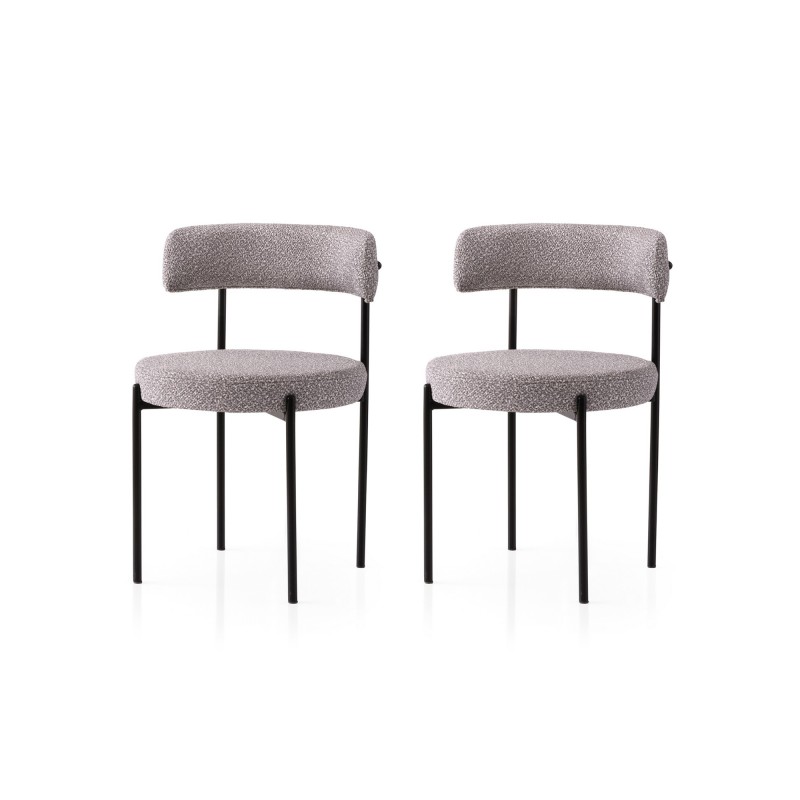 Chair Set (2 Pieces) Gını - 4006 V2 Black
Grey