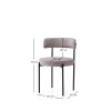 Chair Set (2 Pieces) Gını - 4006 V2 Black
Grey