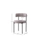 Chair Set (2 Pieces) Gını - 4006 V2 Black
Grey