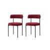 Chair Set (2 Pieces) Gını - 4009 V2 Black
Red