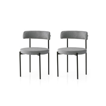 Chair Set (2 Pieces) Gını - 4012 V2 Black
Dark Grey