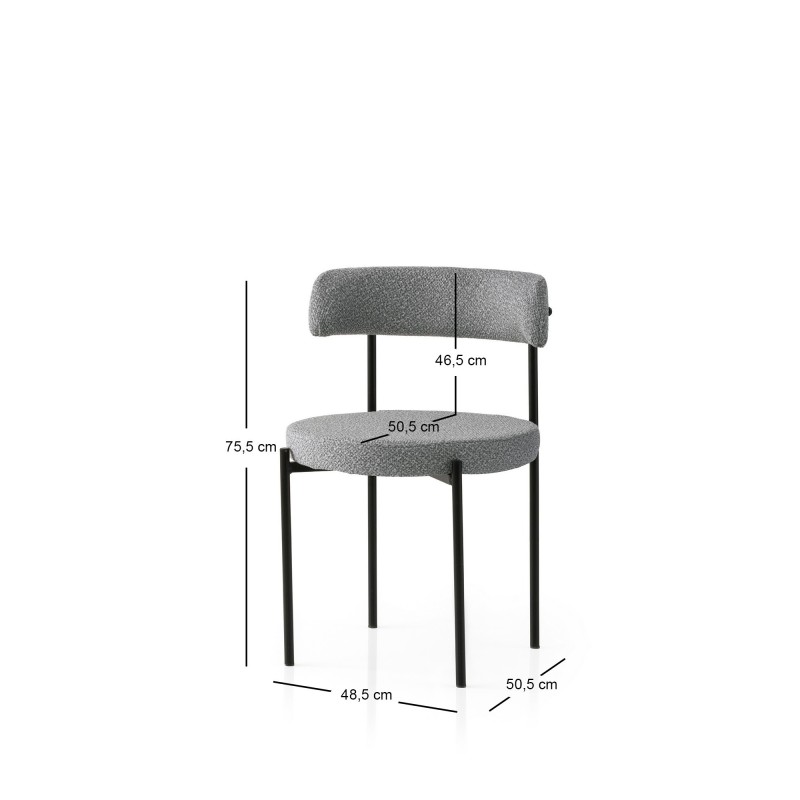 Chair Set (2 Pieces) Gını - 4012 V2 Black
Dark Grey