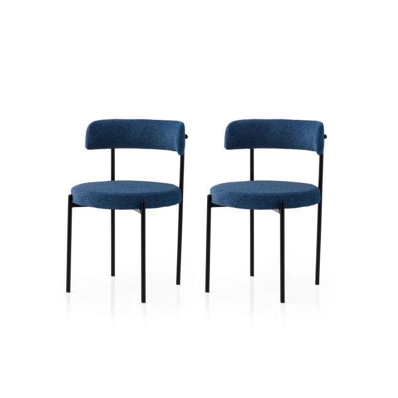 Chair Set (2 Pieces) Gını - 4014 V2 Black
Dark Blue