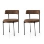 Chair Set (2 Pieces) Gını - 4019 V2 Black
Brown