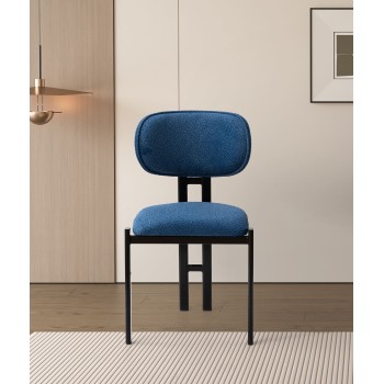 Chair Set (2 Pieces) Muriz - 4969 Navy Blue
Black