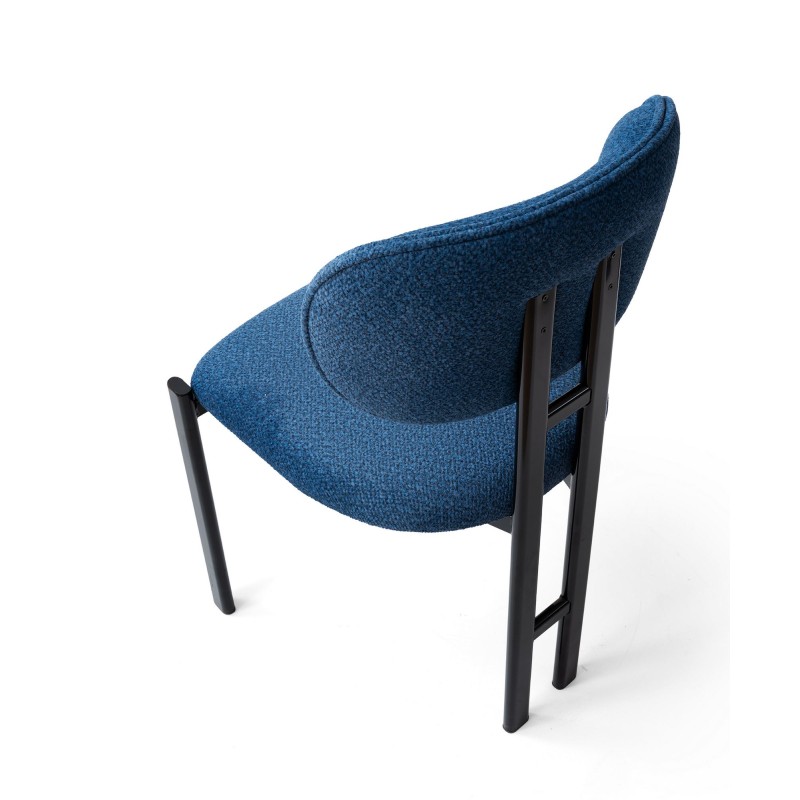 Chair Set (2 Pieces) Muriz - 4969 Navy Blue
Black