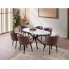 Dining Table Aura - 3011 Light Mocha